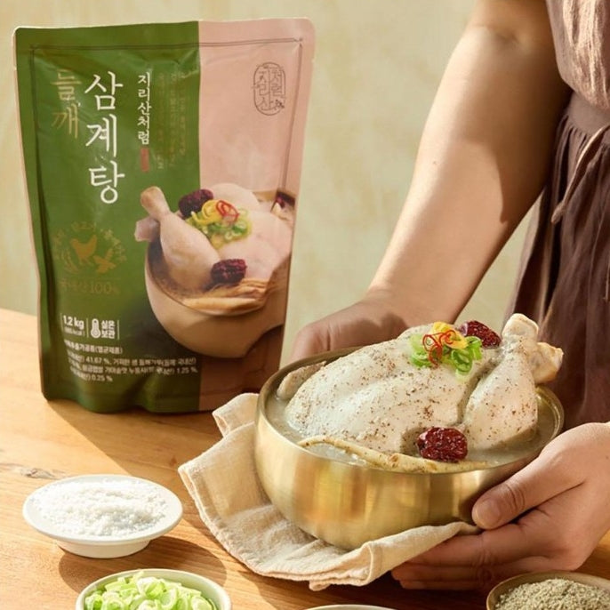 韓國 紫蘇籽參雞湯 (即食料理湯包) Perilla Samgyetang (Ginseng Chicken Soup) 1.2kg