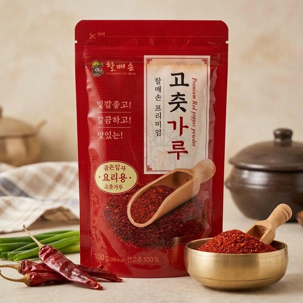 韓國 特級紅辣椒粉 粗粒 Korean Premium Red Pepper Grains Powder 100g