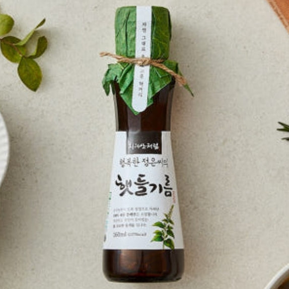 韓國 JIRISANCHEORUM 100% 頂級純紫蘇油 Korean JIRISANCHEORUM 100% Top Pure Premium Perilla Oil