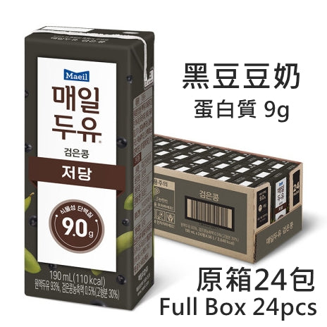 韓國Sunup黑豆豆漿 純素 Korean Sunup Black Beans Soy Milk Vegan 190ml x24