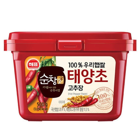 韓國三祖 順昌太陽草椒 韓式辣椒醬 Korean Sajo Sunchang Taeyangcho Hot Pepper Paste 500g