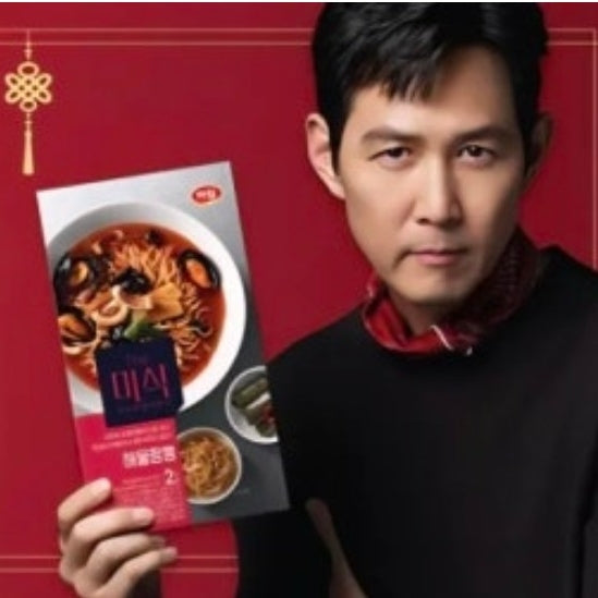 韓國TheMishik海鮮辣湯炒碼麵 拉麵湯麵 Korea TheMishik Spicy Seafood Jjamppong Ramen Noodles 292g x2