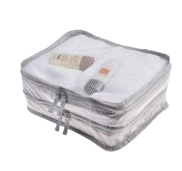 超輕  雙層  旅行收纳包 衣服分隔袋 Ultralight Double Layer Travel Clothes Divider Organizer Bag <hm0017>