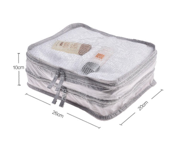 超輕  雙層  旅行收纳包 衣服分隔袋 Ultralight Double Layer Travel Clothes Divider Organizer Bag <hm0017>