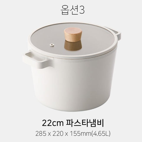 韓國 Fika 22cm 意大利粉煲連蓋 4.65L (適用於電磁爐/明火) Korea Fika 22cm Pasta Pot with lid (Suitable for all heat sources and IH)