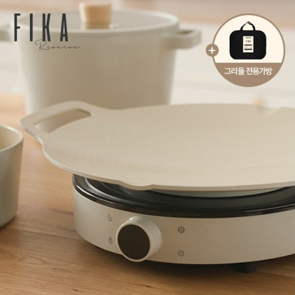 韓國 Fika 烤盤 33cm (適用於電磁爐/明火) 連收納袋 Korea Fika Gridlepan 33cm (Suitable for all heat sources and IH) with Storage Bag