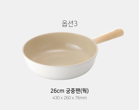 韓國 Fika 26cm 平底深炒鑊 (適用於電磁爐/明火) Korea Fika 26cm Deep Frying Pan (Suitable for all heat sources and IH)