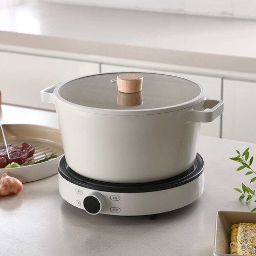 韓國 Fika 26cm 意大利粉煲連蓋 5.4L (適用於電磁爐/明火) Korea Fika 26m Pasta Pot with lid 5.4L (Suitable for all heat sources and IH)