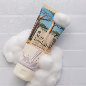 韓國Milk Baobab奶油潔面泡沫 120ml (牛奶蛋白 & 猴麵包樹) Korean Milk Baobab Whipping Cleansing Foam 120ml (Milk Protein & Baobab Tree)