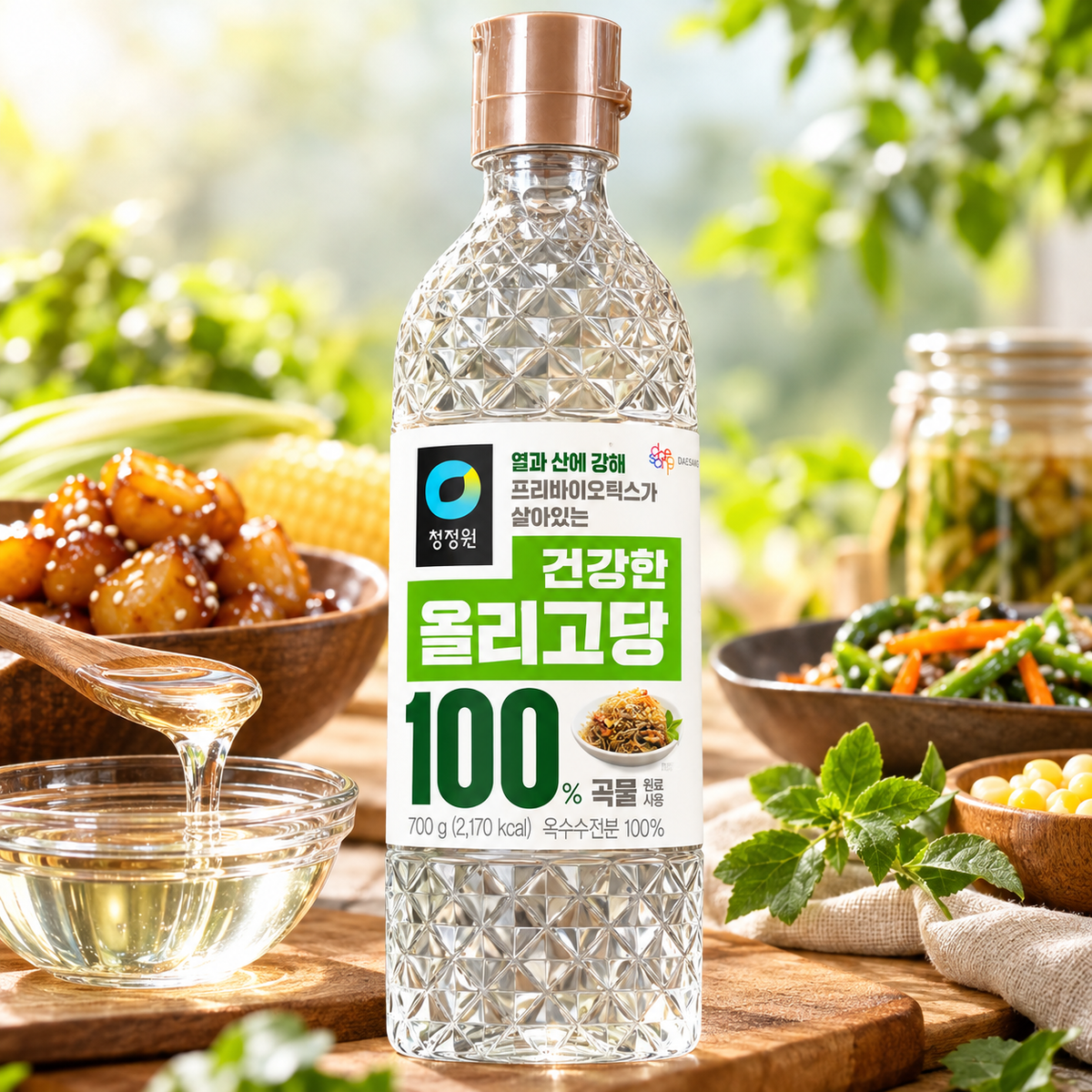 韓國清淨園健康低聚糖漿 건강한 올리고당 100%穀物原料 700g 平行進口 此日期或之前食用：2028年01月10日