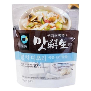 韓國清淨園鯷魚湯 濃湯寶湯底粒 (獨立包裝) 4g x 25粒 Korean ChungJungOne Coin Anchovy Soup Broth Concerate 4g x 25