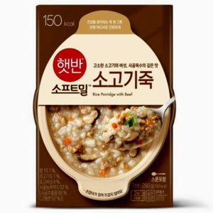 韓國CJ 即食粥 牛肉粥 280g Korean CJ Instant Congee Rice Porridge with Beef 280g