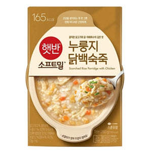 韓國CJ 即食粥 雞絲鍋巴粥 280g Korean CJ Instant Congee Scorched Rice Porridge with Chicken