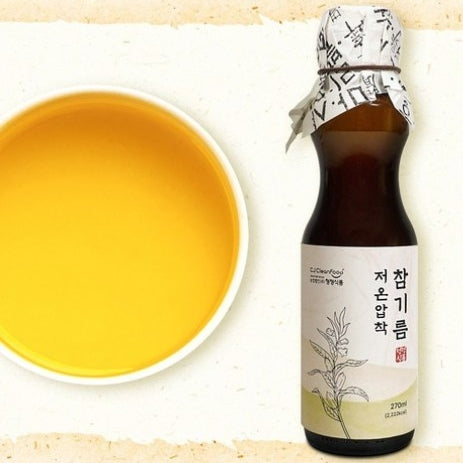 韓國CJ Clean Food 100% 冷壓芝麻油 Korean 100% Pure Cold-Pressed Sesame Oil 270ml