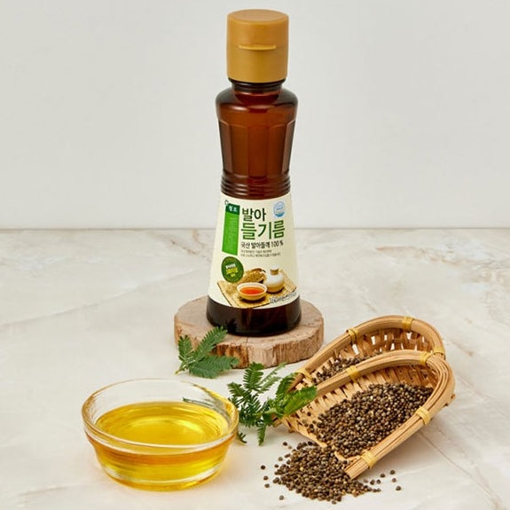 韓國Cheong-O Food 100% 冷壓 發芽紫蘇油 Korean Cheong-O Food 100% Sprouted Perilla Oil 160g