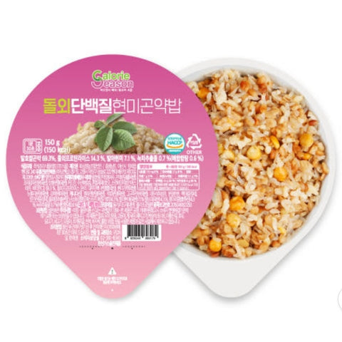韓國 Calorie Season 高蛋白糙米飯 即食飯 Korean Calorie Season Doroe Protein Hyogami Instant Brown Rice 150g