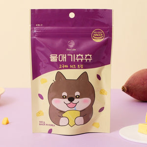 韓國 Dear Labs 山羊奶 零食粒粒 (紅薯芝士 / 士多啤梨)  Korea Dear Labs Ｇoat Ｍilk Snacks (Sweet Potato Cheese / Strawberry Flavor) 100g