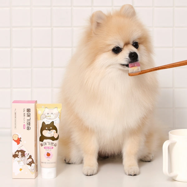 韓國 Dear Labs 蘋果味納米牙膏 (貓狗合用)  Korea Dear Labs Nano Toothpaste Apple Flavor (Suitable for cats & dogs) 70g