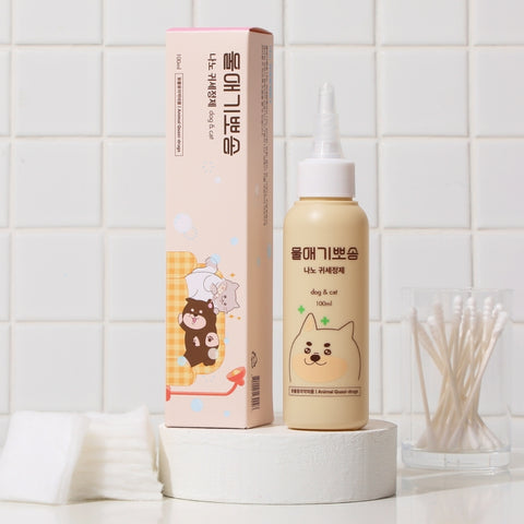 韓國 Dear Labs 納米洗耳水 (寵物 貓狗合用) Korea Dear Labs Nano Ear Cleanser (Pet Cats Dogs) 100ml