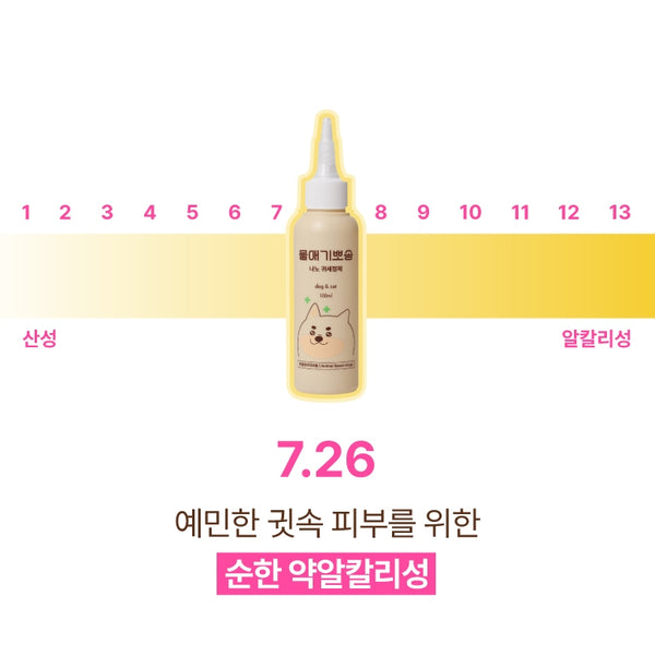 韓國 Dear Labs 納米洗耳水 (寵物 貓狗合用) Korea Dear Labs Nano Ear Cleanser (Pet Cats Dogs) 100ml