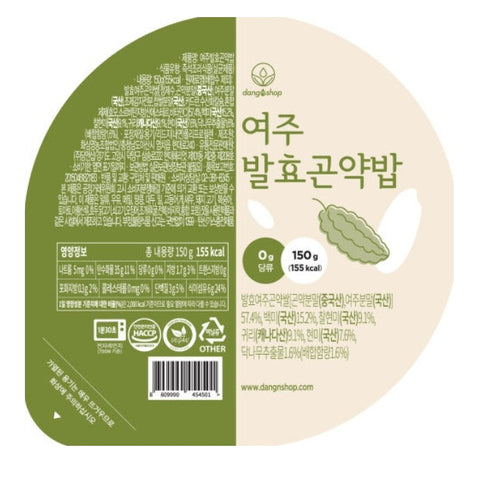 韓國 dongnshop 苦瓜發酵蒟蒻飯 即食飯 Korean dongnshop Bitter Gourd Fermented Konjac Instant Rice 150g
