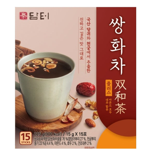 韓國丹特養生雙和茶 15g x15T Korean Damtuh Ssanghwa Tea Plus 15g x15T