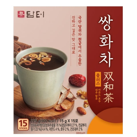 韓國丹特養生雙和茶 15g x15T Korean Damtuh Ssanghwa Tea Plus 15g x15T