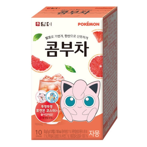 韓國丹特寵物小精靈 低卡瘦身益生菌 康普茶 5g x10包裝 [西柚味] Korean Damtuh Pokémon Health Kombucha 5g x10T [Grapefruit]