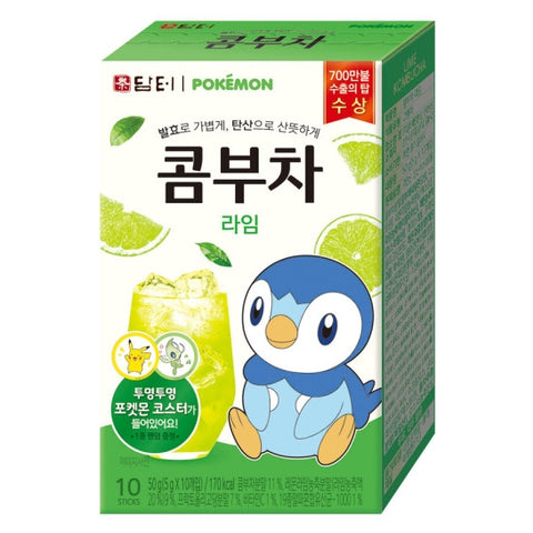 韓國丹特寵物小精靈 低卡瘦身益生菌 康普茶 5g x10包裝 [青檸味] Korean Damtuh Pokémon Health Kombucha 5g x10T [Lime]