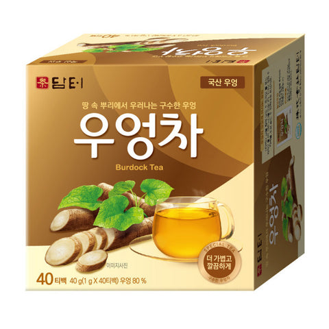 韓國丹特牛蒡糙米茶包 1g x 40包 우엉차 Korean Damtuh Burdock & Brown Rice Tea 1g x 40T