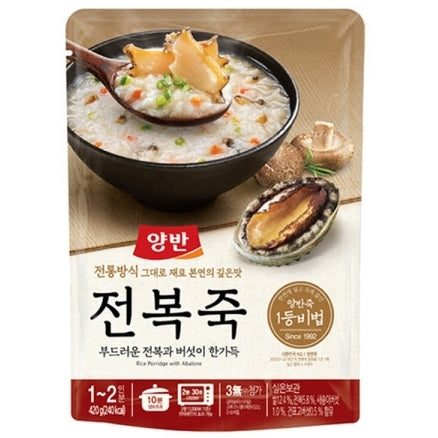 韓國東遠即食粥鮑魚粥 전복죽 Korea Dongwon Instant Congee Abalone Rice Porridge 420g