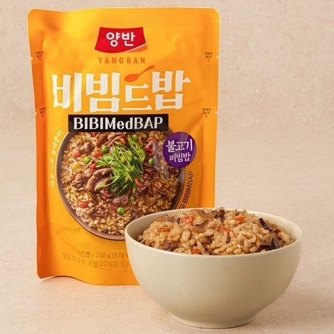 韓國東遠辣炒豬肉拌飯 即食飯 불고기비빔밥 Korean Dongwon Pork Bulgogi Bibimbap Instant Rice 250g