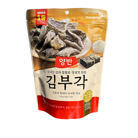 韓國東遠原味 脆紫菜 海苔片 50g Korean Dongwon Crispy GIM Chips 50g
