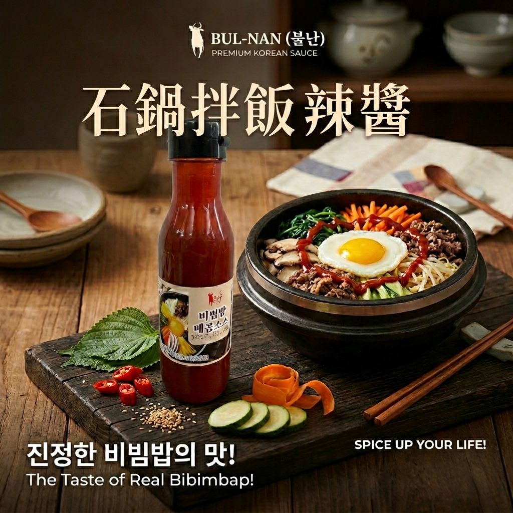 正宗韓式拌飯辣醬 辣椒石鍋拌飯辣醬 Traditional Korean Bibimbap Sauce 260g