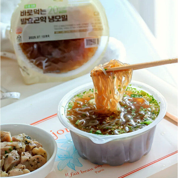 韓國 GOGONAC 發酵蒟蒻麥麵 即食麵 Korean GOGONAC Instant Fermented Konjac Buckwheat Noodles 350g x4