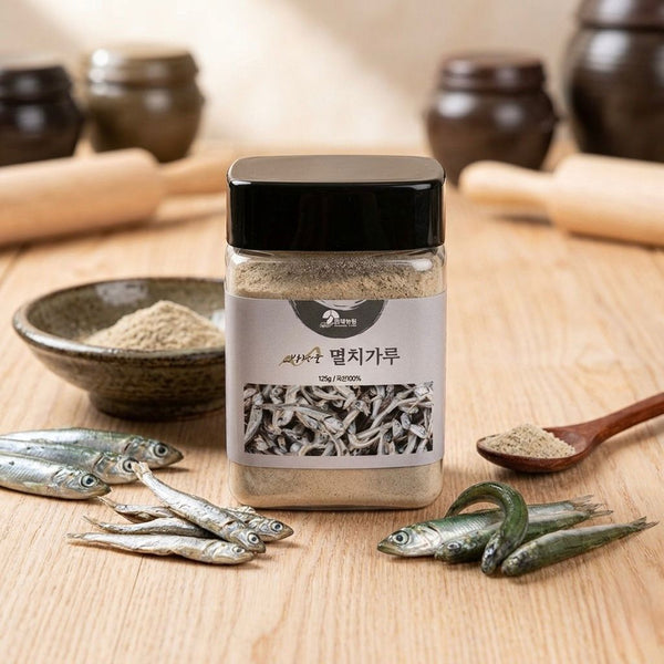 Hyeonjae Farm 100% 韓國產純天然鳳尾魚粉 鯷魚提鮮粉 Hyeonjae Farm 100% Korean Natural Anchovy Powder 125g