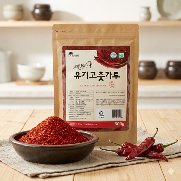 Hyeonjae Farm 100% 韓國產 純天然有機辣椒粉 Hyeonjae Farm 100% Korean Organic Red Pepper Powder 500g