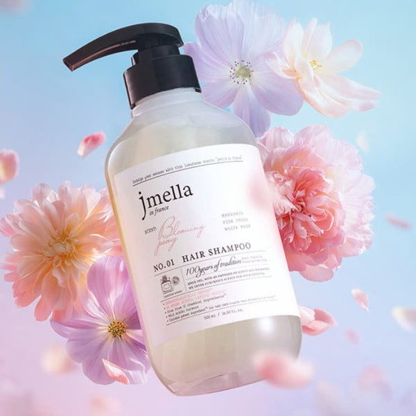 韓國 jmella 法國香水保濕光澤洗頭水 Korea jmella Hair Shampoo 500ml - No.01 Blooming Peony