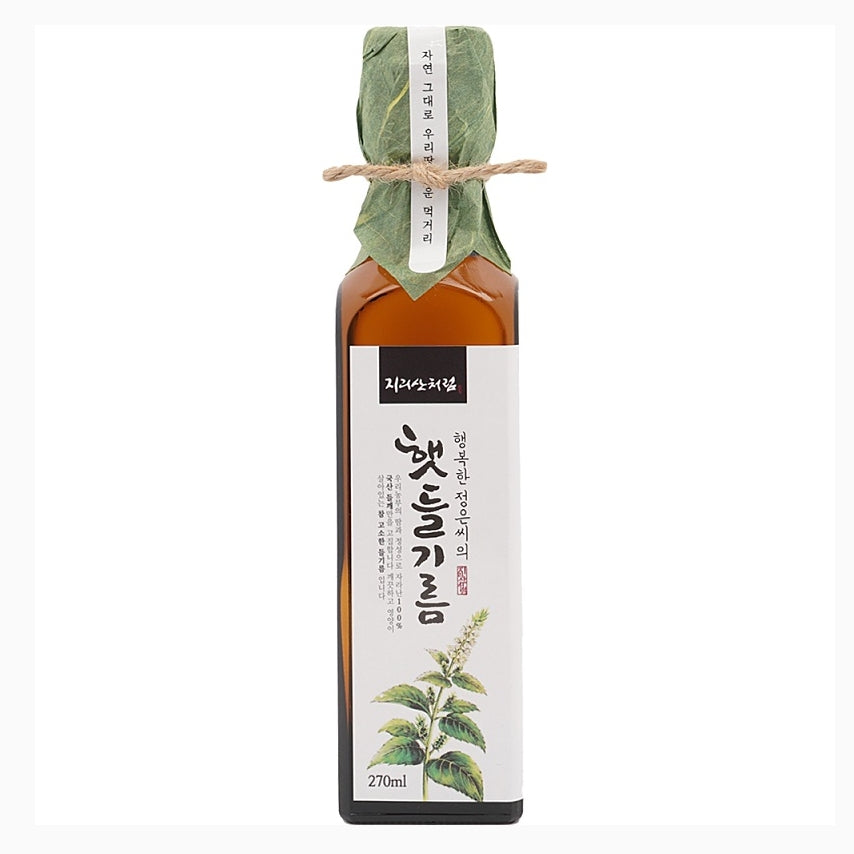 韓國 JIRISANCHEORUM 100% 頂級純紫蘇油 Korean JIRISANCHEORUM 100% Top Pure Premium Perilla Oil