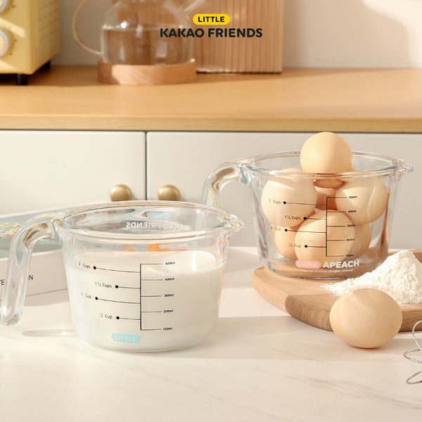 KAKAO FRIENDS 玻璃量杯 煮食烘焙用 500ml Glass Measuring Cup (For Cooking & Baking) 500ml <Kakao_0002>