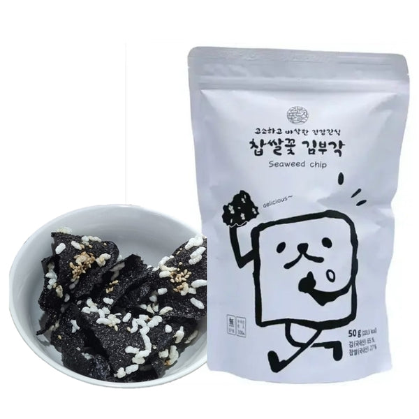 韓國 KimBuJa 香脆糯米海苔 Korean KimBuJa Crispy Glutinous Rice Seaweed Snacks 50g