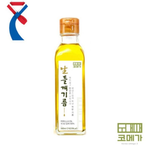 韓國 Komega 初搾冷壓 100% 純紫蘇油 180ml Korean Komega Virgin Cold Pressed 100% Raw Perilla Oil 180ml