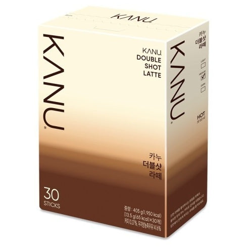 超人氣韓國KANU Maxim Double Shot 孔劉即沖拿鐵30包 Korean KANU Gong Yoo Maxim Double Shot coffee Latte 30T