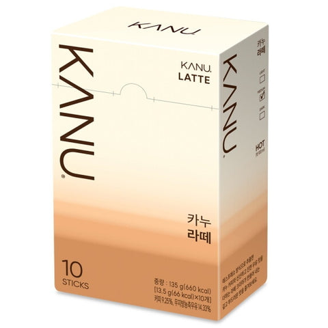 超人氣韓國KANU Maxim孔劉即沖拿鐵10包  Korean KANU Gong Yoo Maxim coffee Latte 10T