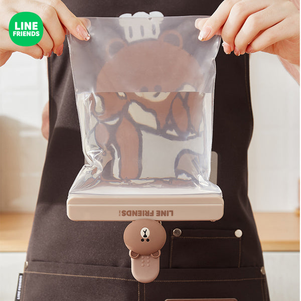 LINE FRIENDS 包裝食物封口 Packing Sealing Food Clip <LINE_0075>