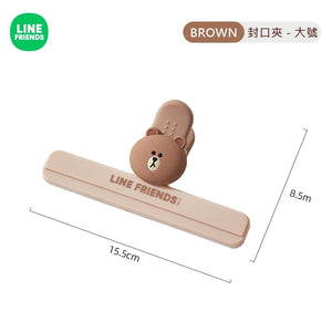 LINE FRIENDS 包裝食物封口 Packing Sealing Food Clip <LINE_0075>