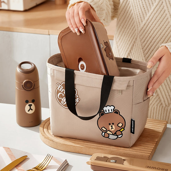 LINE FRIENDS 手提便當包 帶飯袋 Portable Lunch Bag <LINE_0087>