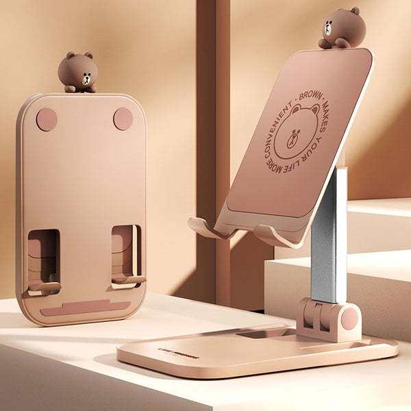 LINE FRIENDS 多功能手機升降支撐架 Mobile Phone Lifting Support Stand <LINE_0096>