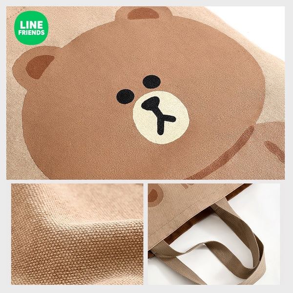 LINE FRIENDS 帆布 側揹袋 單肩包Shoulder Side Bag <LINE_0099>