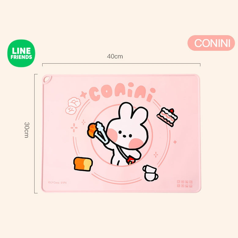 LINE FRIENDS 防燙隔熱 矽膠餐枱墊 Silicone Table Mat <LINE_0106>